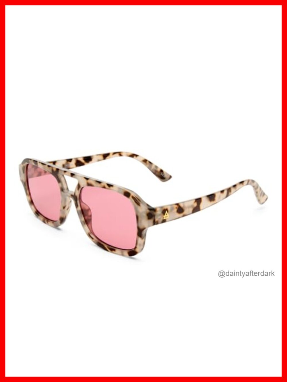AIRE Square Aviator Gradient Sunglasses Scratch Resistant UV Protection